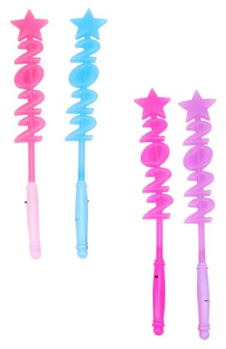 Parliky Bastoncini Luminosi 4 Pezzi 40 CM Luci Colorate a LED per Feste Accessori Lampeggianti per Eventi Notturni e Attività All’Aperto Colore Casuale Colore Casuale