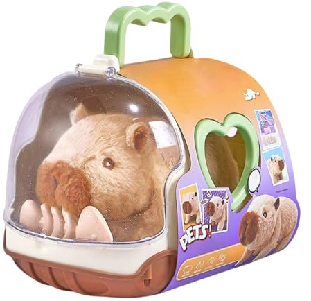 Luckxing Jouet Interactif pour Animal - Électrique Douce Qui Marche,Animal De Compagnie Électronique avec Son Et Lumière - pour Adulte Jeune Fille Garçon Maison Salle De Jeu Maternelle