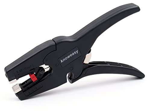 Wire Stripper, knoweasy Wire Stripper Tool with Cutter and 2 in 1 Wire Stripping Tool Works for Electronic,Electric,Automotive from 32 to 7 AWG