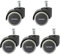 Yuechenggui Universal Size Office Chair Twin Caster Wheels, Chair Casters Replacement, for Office Chairs, Gaming Chair, Swivel Chair, RoHS and BIFMA quality certified. 5 Pcs 11 mm (Aschgrau)