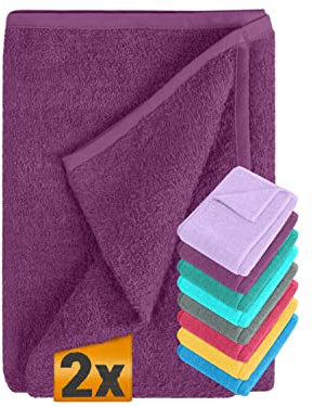 npluseins 2er Pack Auflagen für Sonnenliege und Gartenliege 1594.2319, Liege 70 x 200 cm, Beere
