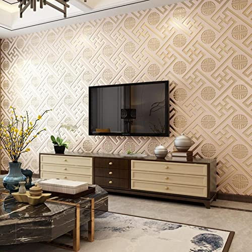 papel adesivos decorativos muebles Papel pintado de rejilla retro no autoadhesivo Papel Tapiz Paredes Rollo Papel de Pared Decorativo Salon Habitacion Vinilo Cocina