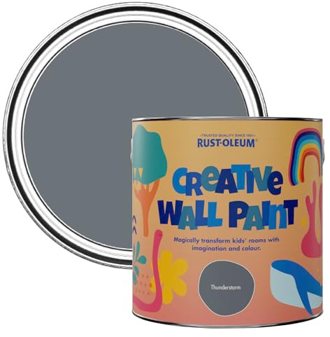 Rust-Oleum Grey Creative Wall Paint - Thunderstorm 2.5L