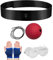 Combat Reflex Trainer – Schlagball-Set mit Gummiband, tragbarer Trainingsausrüstung, verbessert Timing, Zielgenauigkeit, geistige Schärfe, schnelle Reaktion und Handbewegungskontrolle