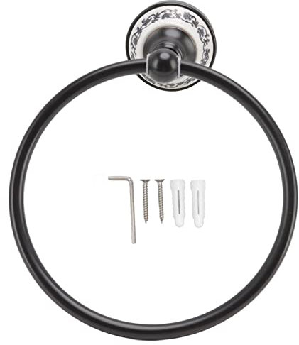 Etagere Salle de Bain, Laiton Antique Porcelaine Simple Etagere Murale Salle de Bain pour Salle de Bains Cuisine