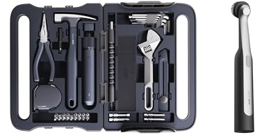 Wand™ Spazzola Elettrica per Pulizia di Fughe e Set Attrezzi 40Pz con Cacciavite Elettrico