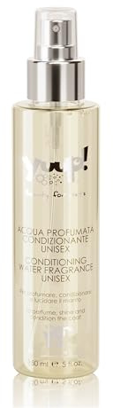 YUUP! - Acqua profumata condizionante per cane e gatto senza alcool, 150 ml, profumo unisex a lunga durata con note di Talco e Muschio Bianco