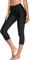 Anwell Badeshorts Wassersport Schwimm Leggings Uv Schutz Lang Badehose Sporthose Boardshorts Bauchweg Schwarz XXL
