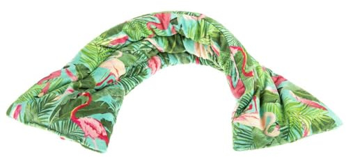 Pelucho - Bouillotte Tour de Cou - Bien-Être, Chaleur et Douceur - Bouillotte Sèche Micro-Ondable - Grains de Blé et Fleurs de Lavande - Fabriquée en France
