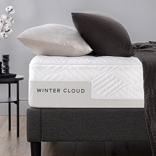 ZINUS Winter Cloud Memory Foam madrass | Anpassningsbar 7-zons madrass | 90 x 200 cm | Höjd 30 cm | H3-H4 medelfast | rullmadrass | OEKO-TEX
