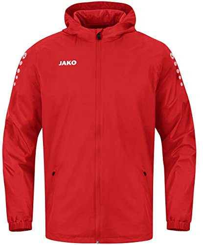 JAKO Unisex Allwetterjacke Team 2.0, rot, 3XL