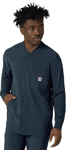 Carhartt Robust Flex modern passform vätskebeständig bunden fleecejacka, marinblå, L, Marinblått Xsp, L