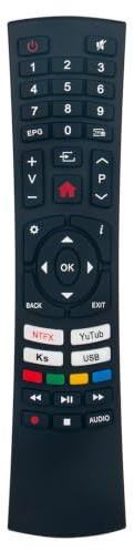 RC4390A Telecomando Adatto Per RCA AKAI TV RNSM4025 RNSM4003-B AKTV-290 | LT-3224HD AKT409TS AKTV290 LT2210 LT2411 LT-2411AD LT2803 LT3224 AKTV-3225 LT3905HD AKTV3219M AKT-409TS AKTV-3219M AKTV3225