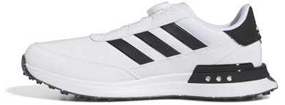 adidas Men's S2G 24 Boa Spikeless Shoes, Footwear White/Core Black/Footwear White, 8.5