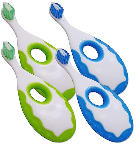 Spazzolino da denti per bambini prima pulizia dei denti ~ 4 pezzi