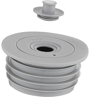 Baoblaze Shower Drain, Washing Machine, Floor Drain, Seal Rings, Deodorant Seal, for Washing Machine Drain Hose Seal, 70-75mm Gray