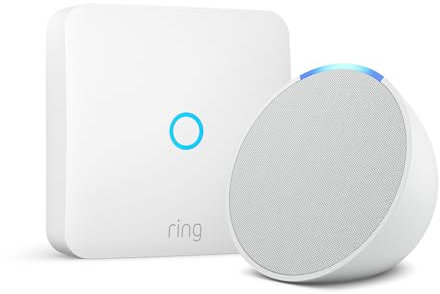 Ring Intercom de Amazon + Echo Pop Blanco - La combinación ideal para un hogar más inteligente