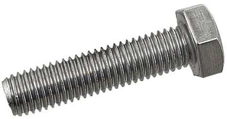 1/2 Stück M6 M8 M10 M12 Außensechskantschrauben mit Linksgewinde, 304 Edelstahl, Rückwärtsgewinde, Außensechskantschrauben mit Linkszahn (Size : M10x30(1pc))