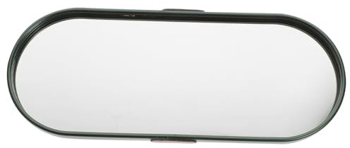 MAGICLULU Spiegelablage Tischtabletts zum Schmuck-Organizer ablage tablett kosmetiktablett Tischspiegel Wohnkultur deko Schmuckhalter Halskettenhalter Zähnung Container Ringhalter Glas