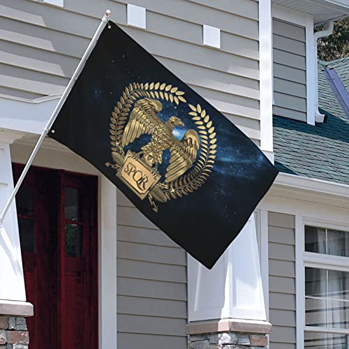 Gold Roman Imperial Eagle Spqr 3x5 Feet Banner Sign Banner Outside Décor Garden FlagMöbel & Wohnen, Feste & Besondere Anlässe, Party- & Eventdekoration!