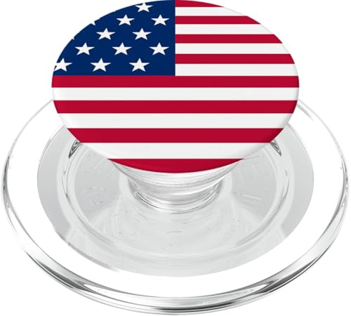 I Love USA, Enjoy Cool USA Flagge PopSockets PopGrip für MagSafe
