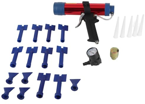 Pun di colla di vetro 310 ml di vetro ideale per ambienti a basso rumore interno pressione regolabile 0,4 a 0,7 MPa con 24 ugelli per la riparazione automatica