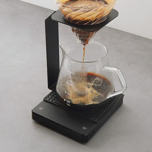 HomeVortex Supporto per tazza con filtro in metallo per caffè versato sul caffè, supporto per gocciolatore di caffè per la produzione di attrezzature per la produzione di birra