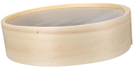 TOYANDONA Cedazo de Harina de Malla Fina de Madera para Hornear