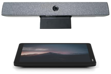 Neat Bar Video Conferencing Camera Pad 20.3 cm Touch Panel Bundle - 12MP Sensor, 4K UHD Capture, 4x Zoom, 5 Mics, Built-in SpeakerBox, Auto People Framing, Supports Zoom, Teams & More (Renewed)