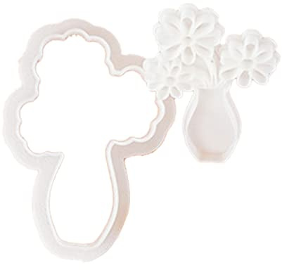 Oxtxuzdm Mothers' Day Flower Biscuits Mold Happy Mothers' Day Fondant Cookie Press Stamp Mom Birthday Baking Tool Biscuits Mold For Flower Shapes Stamps For For Adults Fondant Press Stamp