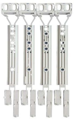 Kit De Montage De Rail Coulissant De Porte De Réfrigérateur 4 Pièces, Guide Coulissant De Porte De Réfrigérateur Intégré, Compatible Avec Siemens, Compatible Avec Bosch, Pièces De Réfrigérateur
