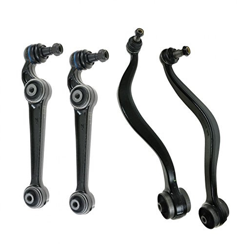 TRQ Querlenker vorne links und rechts unten mit Kugelgelenk Set 4-teilig kompatibel mit 2003-2008 Mazda 6 2006-2007 Ford Fusion 2006-2007 Lincoln Zephyr MKZ 2006-2007 Mercury Milan