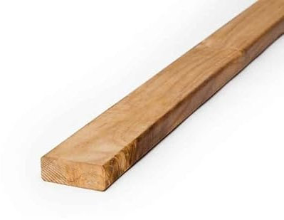 Terrassendielen aus Teakholz von BioMaderas®, 50mm Breite, 19mm Stärke (100cm Länge)