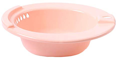 NANANA Sitzbad Bidet Einsatz Toiletteneinsatz Sitzbadewanne Sitzwanne aus Kunststoff, Waschen Gesäß Akne Postoperativen Pflegebecken, 39X36.5X12cm,orange