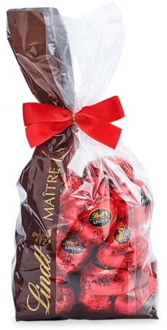 Lindt Schokolade | LINDOR Herz 70%, 500g Beutel, Geschenk, Großpackung
