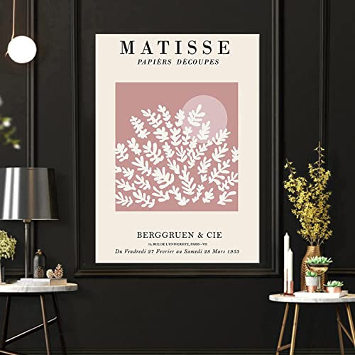Henri Matisse Poster Bunte Linie Botanischer Baum Grünes Blatt Vintage Abstrakte Pflanze Galerie Minimalistische Wand Bilder Kunstdrucke Bild 0609156