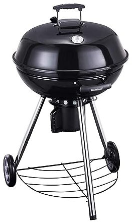 ASSICON American Style Apple Stew Oven, Smokeless Indoor Electric BBQ Grill with Waterproof Grill Cover, for Outdoor Courtyard Picnic Camping Tailgating BBQ Kettle