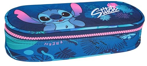 CoolPack Etuibox Campus Disney Stitch – Federmäppchen mit Trennklappe und Stiftschlaufen – aufrecht stehend