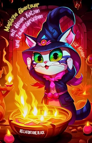 Magische Abenteuer mit Hexen, Katzen und Zaubersprüchen für Kinder: Zauberbuch über weiße Magie und Hexerei | Entdecke Verzauberte Geschichten und ... (Hexenbuch mit Zaubersprüchen für Kinder)
