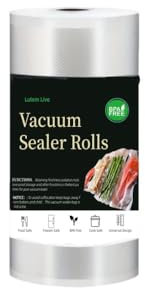 Premium LutemLive Vacuum Sealer Bags, BPA-Free Rolls for Food Saver, Long-Lasting Freshness, Compatible with All Sealers, Ideal for Sous Vide, Meal Prep & Freezer Storage