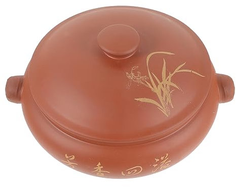 CHILDWEET Keramik Dampfgarer Suppentopf Küchenkochgeschirr Für Haushaltsherd Multifunktional Mit Deckel Platzsparend Und Leicht Zu Reinigen