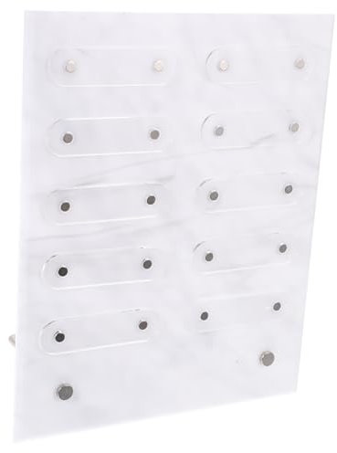 Didiseaon Art Display Stand Marble Nail Sample Display for Nail Polish Showing Tool Salon Decor