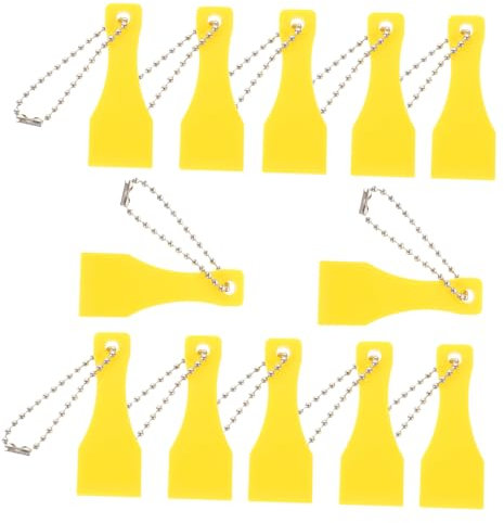 Alipis 12pcs Plastic Scratcher Tool Lottery Ticket Scraper Sticker Label Remover for Scratch off Cards Home Office Use