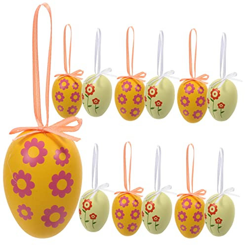 MAGICLULU Osterdekorationen 12 Stück Ornamente in Form Von Osterdekor für Jungen Pastell-Ornamente
