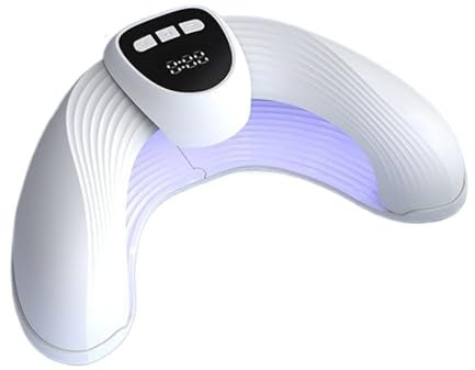 Générique Lampe UV Pour Ongles - Lampe UV Gel Avec Minuterie,Séchoir à Séchage Rapide Appareil Pliable pour Soins Vernis Bureau Voyage Spa Camping Salon