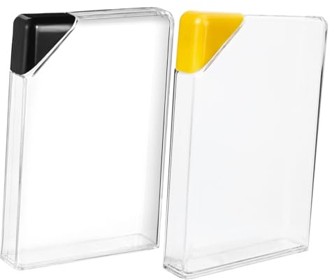 TOYANDONA 2 Pièces Bouteille Eau Plate Transparente Plastique As Étanche Fine et Légère pour Sport Extérieur Randonnée Voyage Lot