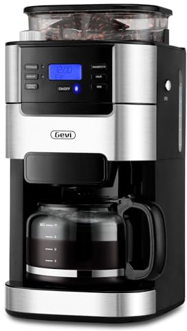 Gevi Coffee Grinder Electric,Coffee Bean Grinder with 35 Grind Settings for Espresso,Drip,French Press,Burr Coffee Grinder for Home Use,Anti-static Design,Black