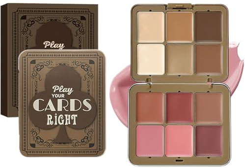 Palette Di Correttori Correttivi - Palette Di Fard In Crema Da 12 Colori | Di Blush In 12 Colori, Illuminante In Polvere Sfumabile A Prova Di Sbavature A Lunga Tenuta, Polvere Di Fard