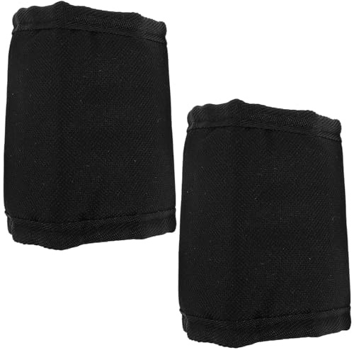 ULTECHNOVO Protectores para Patas de Caballo Negros 2piezas, Botas para Patas y Cascos Ajuste Cómodo y Material Oxford Resistente para Transporte y Cuidado Equino