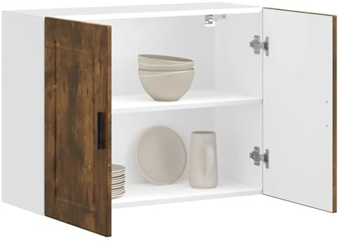 Lumanois Armario de Pared Cocina Porto Madera ingeniería Roble Ahumado,Mobiliario,Armarios y Almacenamiento,Armarios de Cocina,20.64kg-854072